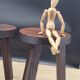 Pair of tripod stools square feet