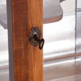 Restored Biedermeier Display Cabinet, Walnut, Polish, Spruce, Czech, 1830s