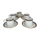 Coffee service CH. Field Haviland Limoges - 5 cups + saucers