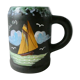 Ceramic mug Cap Gris Nez by Gabriel Fourmaintraux, 50s