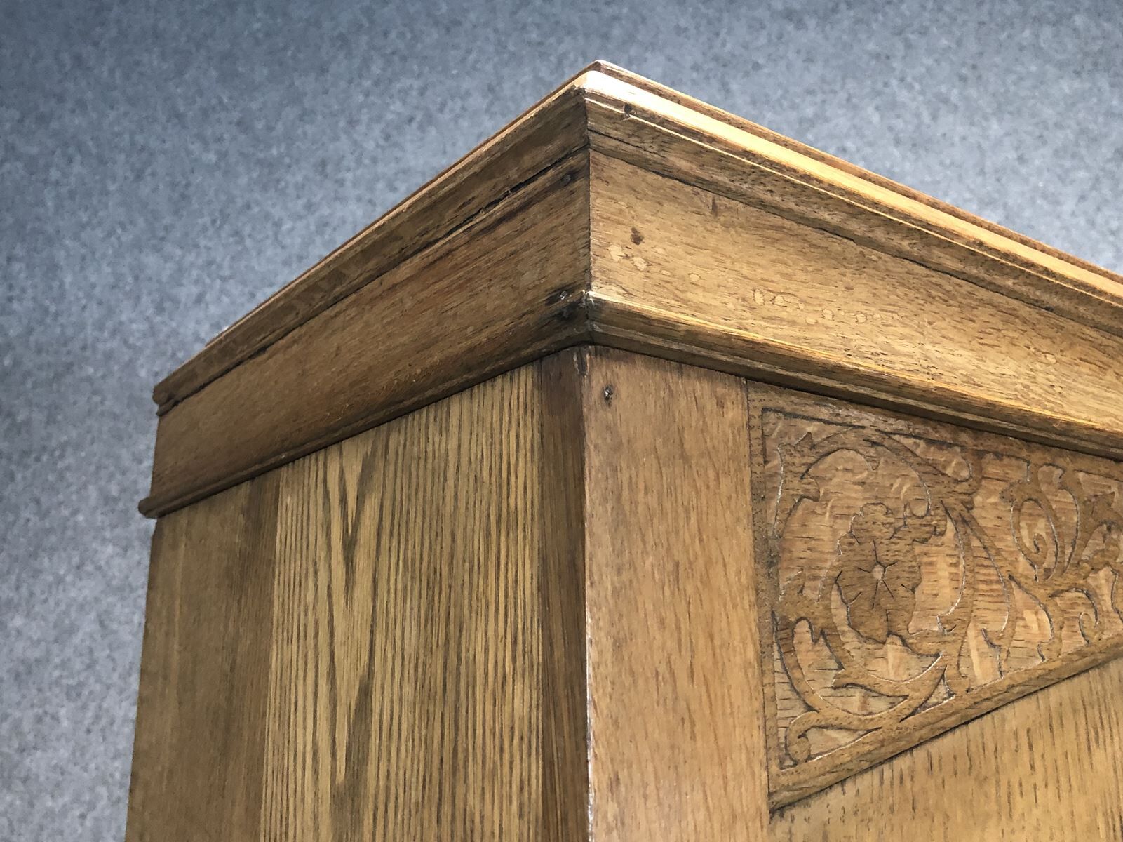 Blond oak closet - early 20th