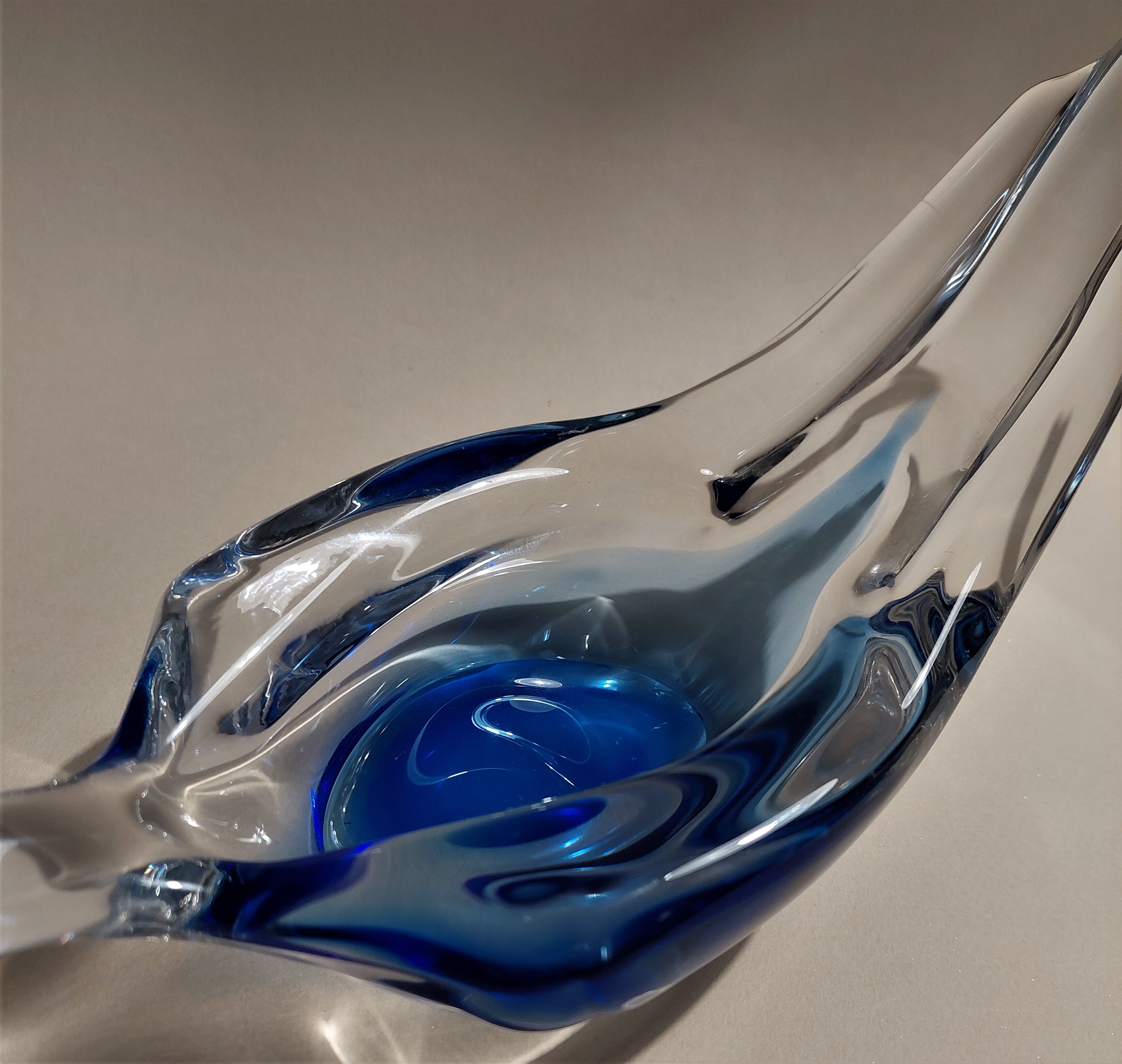 Bayel crystal cup signed bird