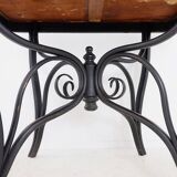 Art Nouveau side table/console in painted wood, circa 1900