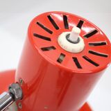 1960s Josef Hurka Red Desk Lamp, Czechoslovakia