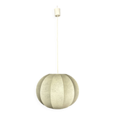 Midcentury space age cocoon hanging pendant ceiling lamp, 1960s