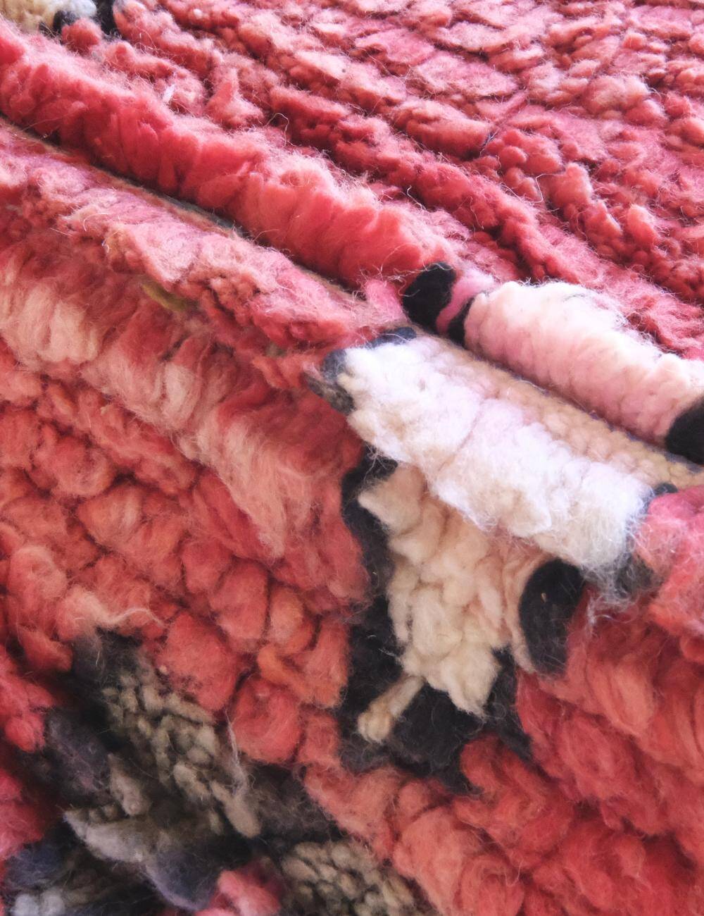 Tapis Boujad Rouge Berbère - 294 x 211 cm