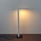 L-shaped metal floor lamp, 1970's/1980's