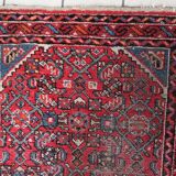 Distressed antique Persian Hamadan runner 2.8' x 9.11' - circa 1920 (1C1199)