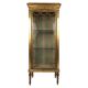Louis XVI style showcase in wood and gilded stucco, circa 1900