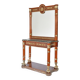 Console surmontée d'un miroir de style Empire