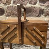 Vintage sewing basket