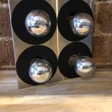 Wall lamp 4 metal bulbs from the 70s