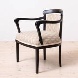 Set of 2 Biedermeier Armchairs in Rustic, Countryside Style, circa 1850