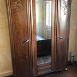 Armoire bois brut