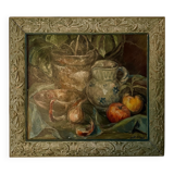 Kurt Schaefer, Still Life, 1942, Oil on Canvas, Framed