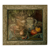 Kurt Schaefer, Still Life, 1942, Oil on Canvas, Framed