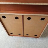 Vintage Shoe cabinet with storage locker on top
