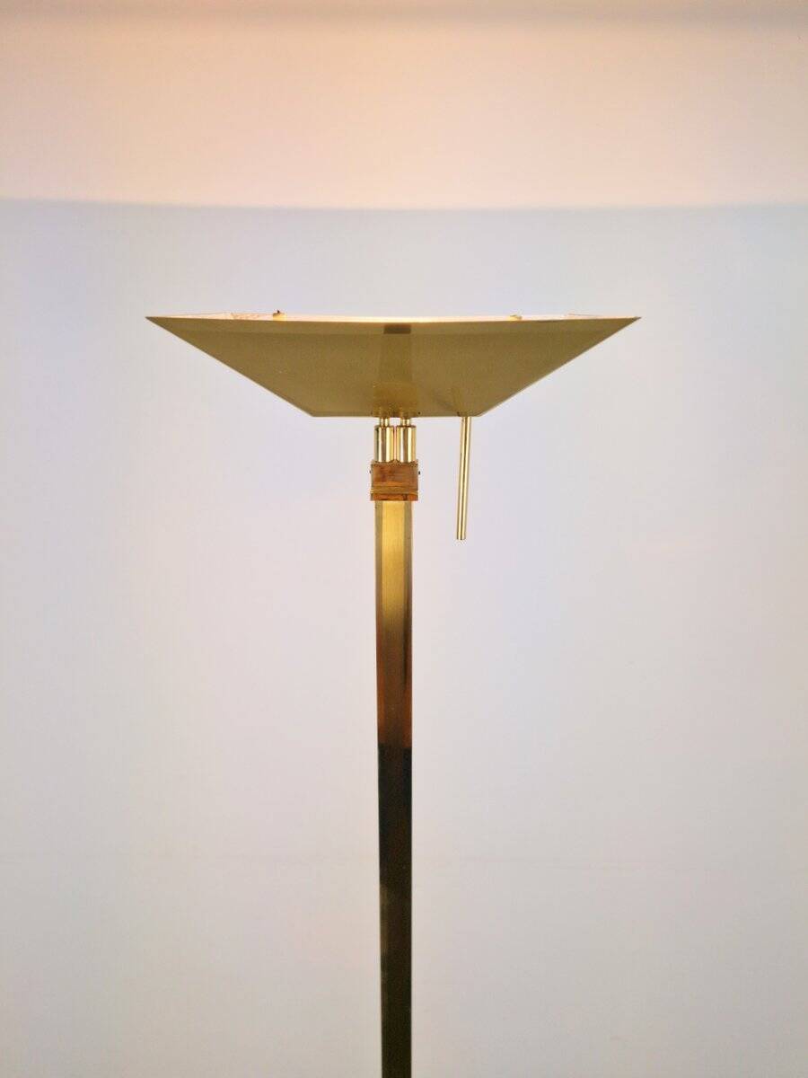 Vintage Brass Floor Lamp from Deknudt, 1970s