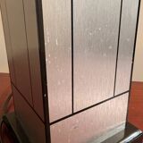 70s brushed aluminum lamp