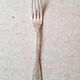 Solid silver Art Nouveau table fork