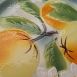 Old barbotine plate, St Clément factory