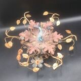 Florentine wall light or ceiling light by Banci Firenze, 1970s Maison Baguès.