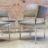 Set of four vintage armchair chairs