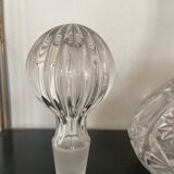 Carafe à décanter en cristal taillé