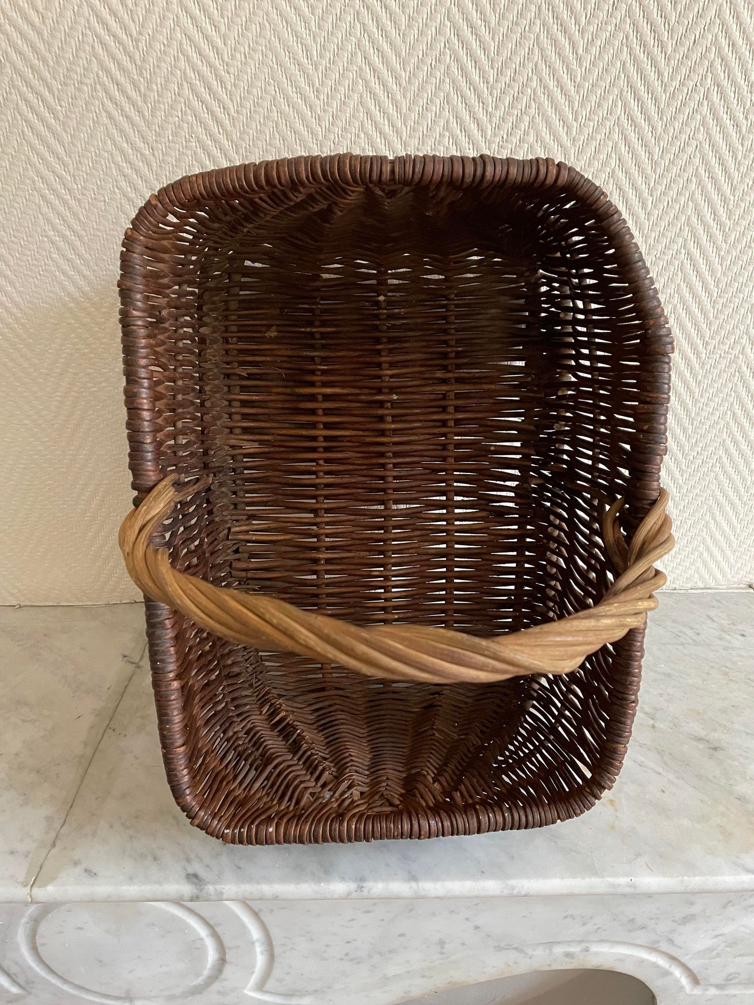 Hazel wood basket