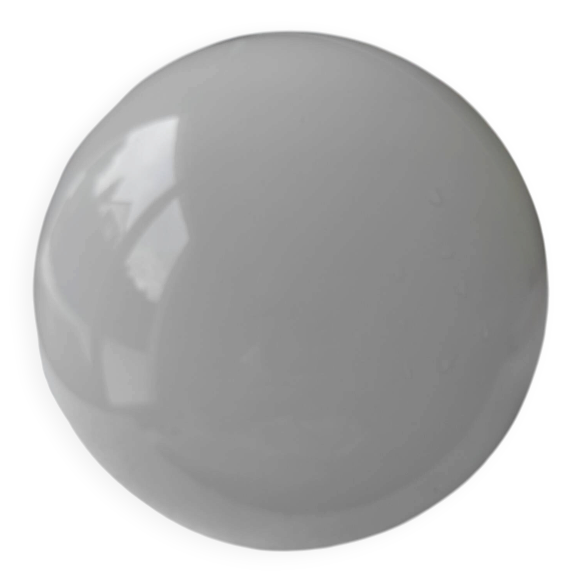 Globe de lampe en opaline moulé diamètre 16 cm