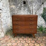 Vintage chest of drawers with tapered legs