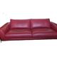 Roche Bobois canapé allusion red leather - designers Tapinassi & Manzoni