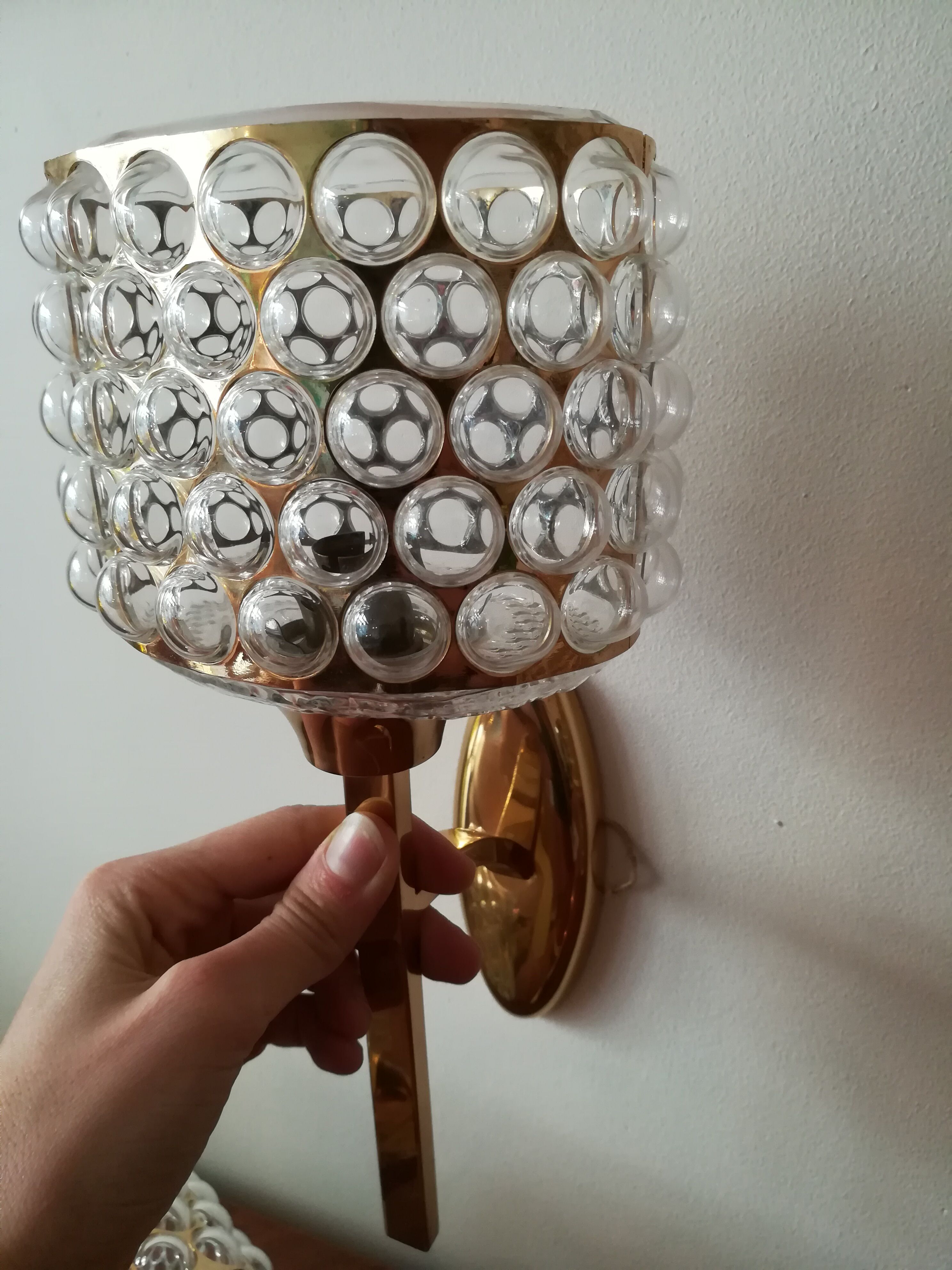 Appliques en  verre