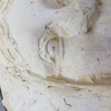 Plaster cast of a blank face