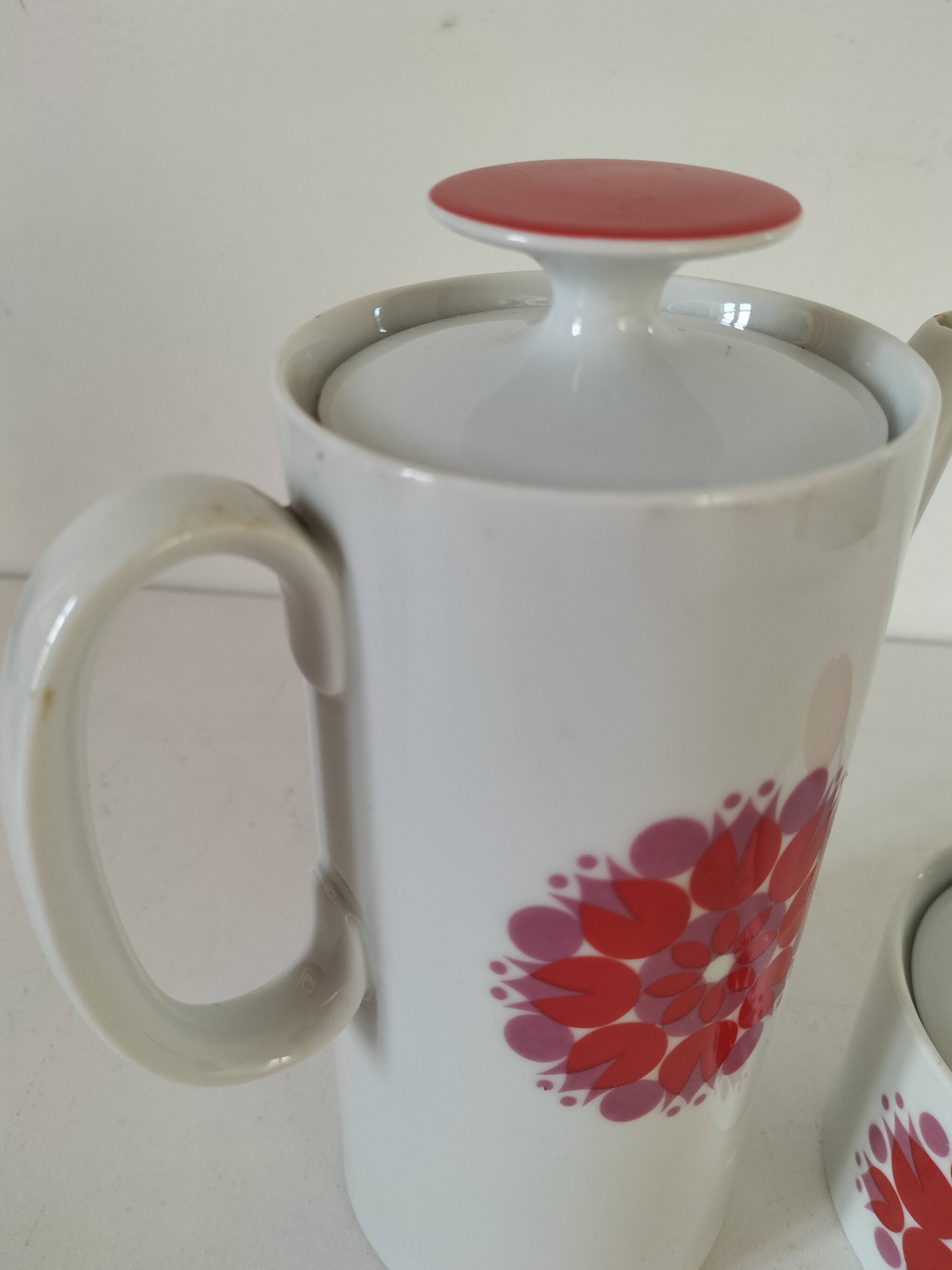 Hans théo baumann coffee pot and sugar bowl for thomas