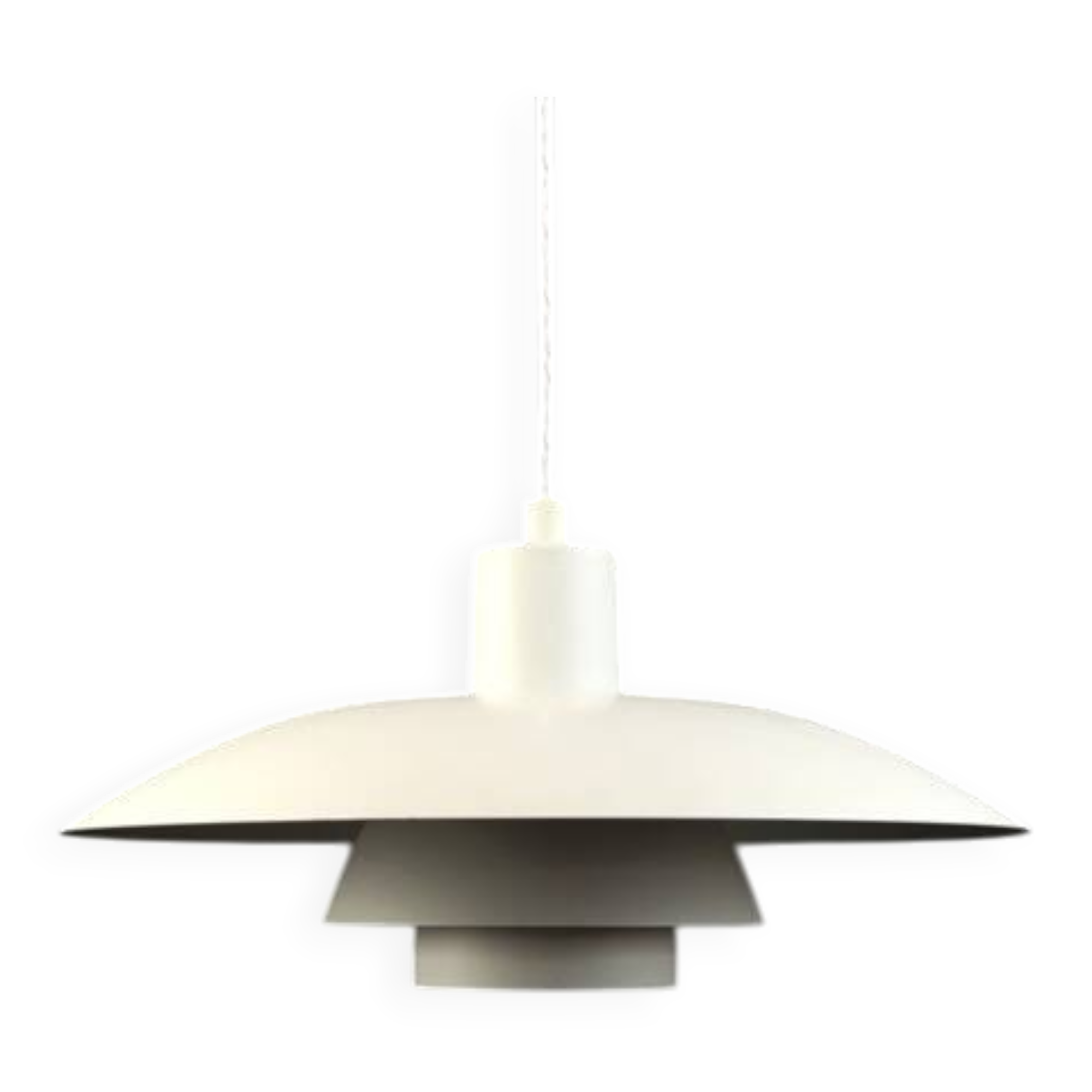 Suspension PH 4/3 blanche Poul Henningsen métal Danemark
