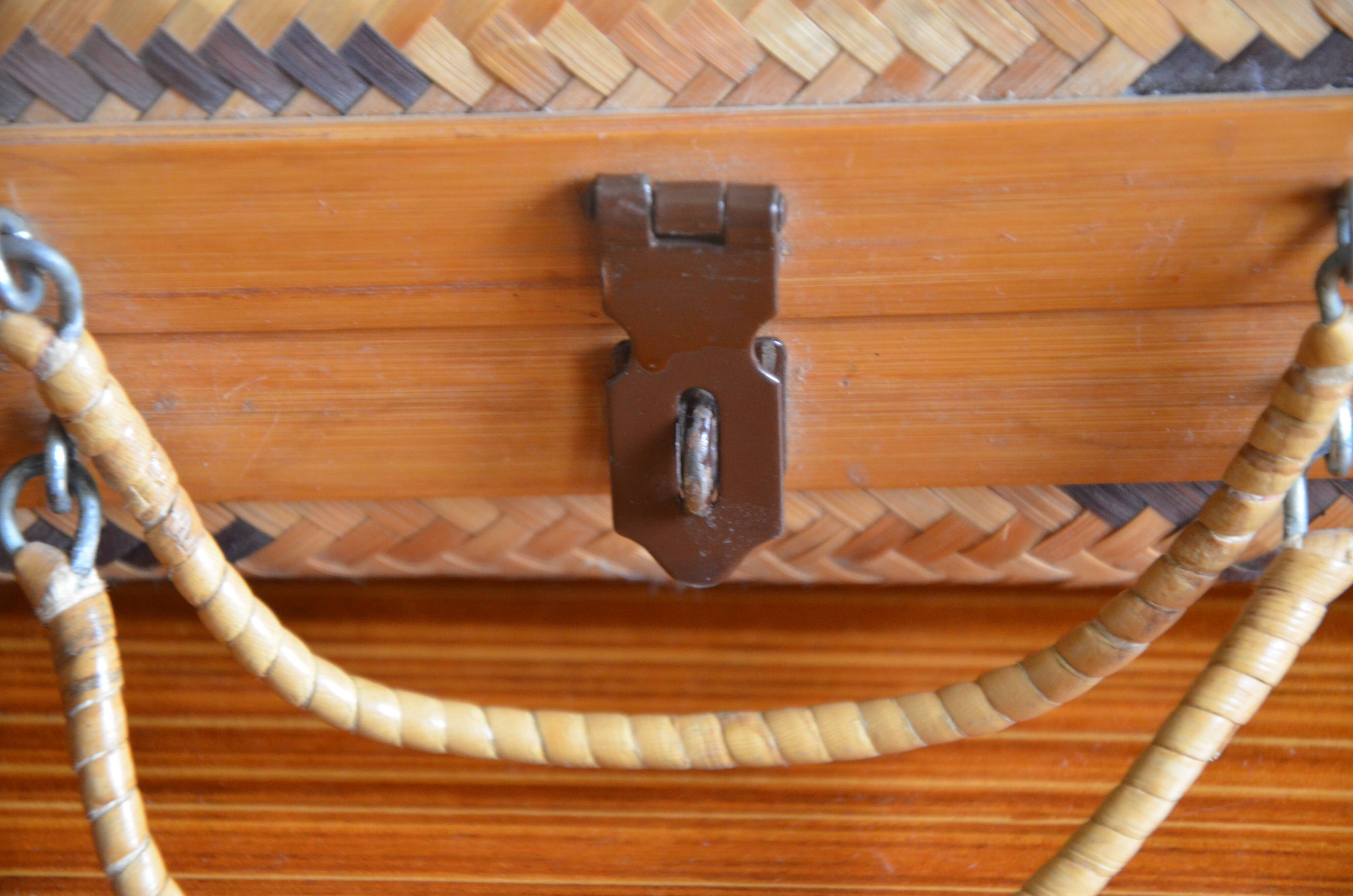 Vintage wicker case