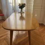Solid oak designer table