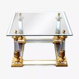 Coffee table in the style of Maison Charles, Hollywood Regency style, 1970