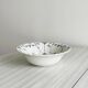 Small Myott porcelain salad bowl, blue floral decoration