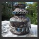 Vintage ceramic vase West Germany Fat Lava