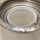 White glass globe ceiling light
