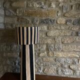 Raffia lamp
