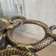 Art Nouveau style solid brass umbrella stand