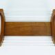 French geometric art déco fruit basket walnut and glass