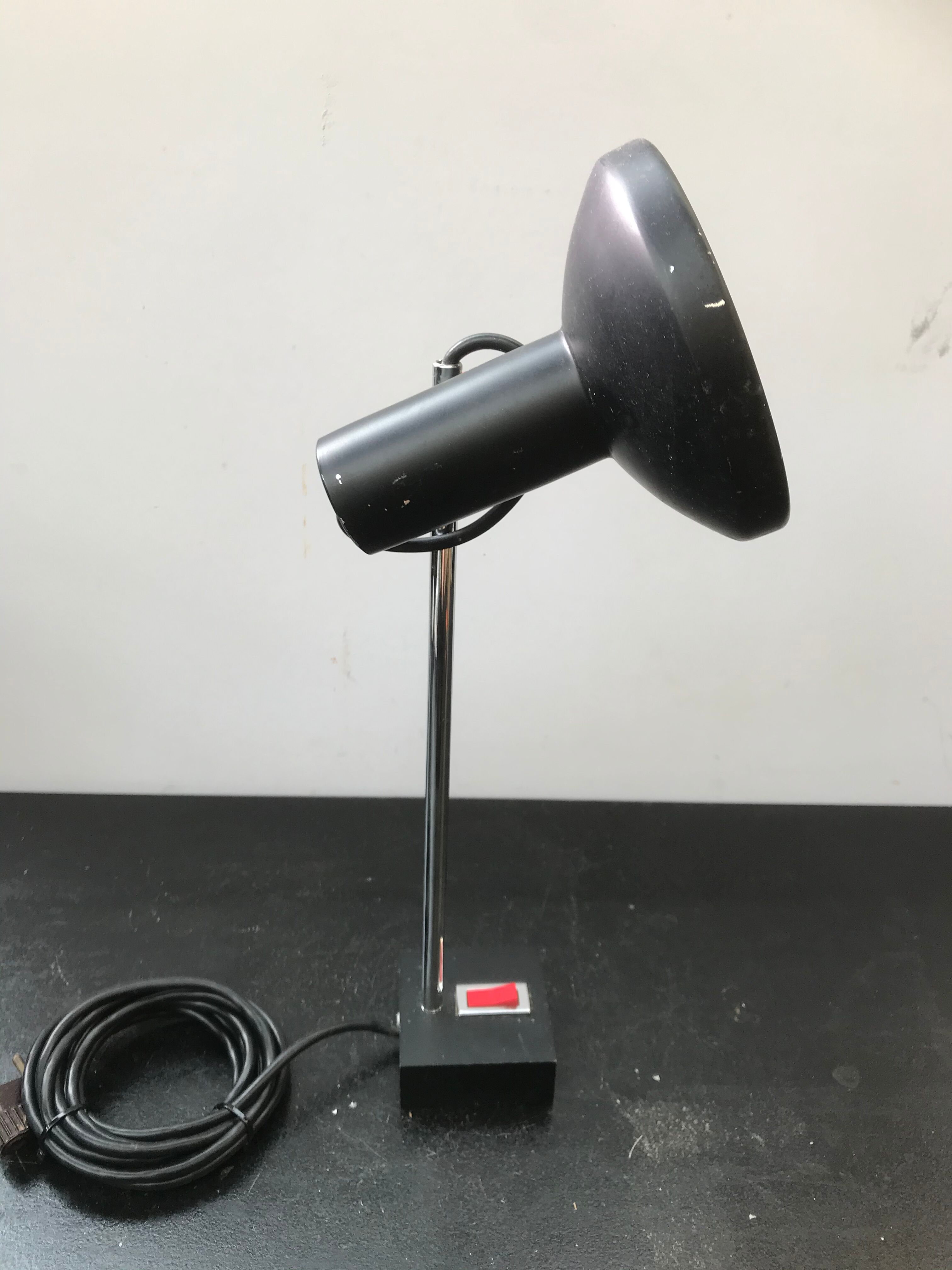 Spot Industrial Office Lamp Orientable Black Vintage
