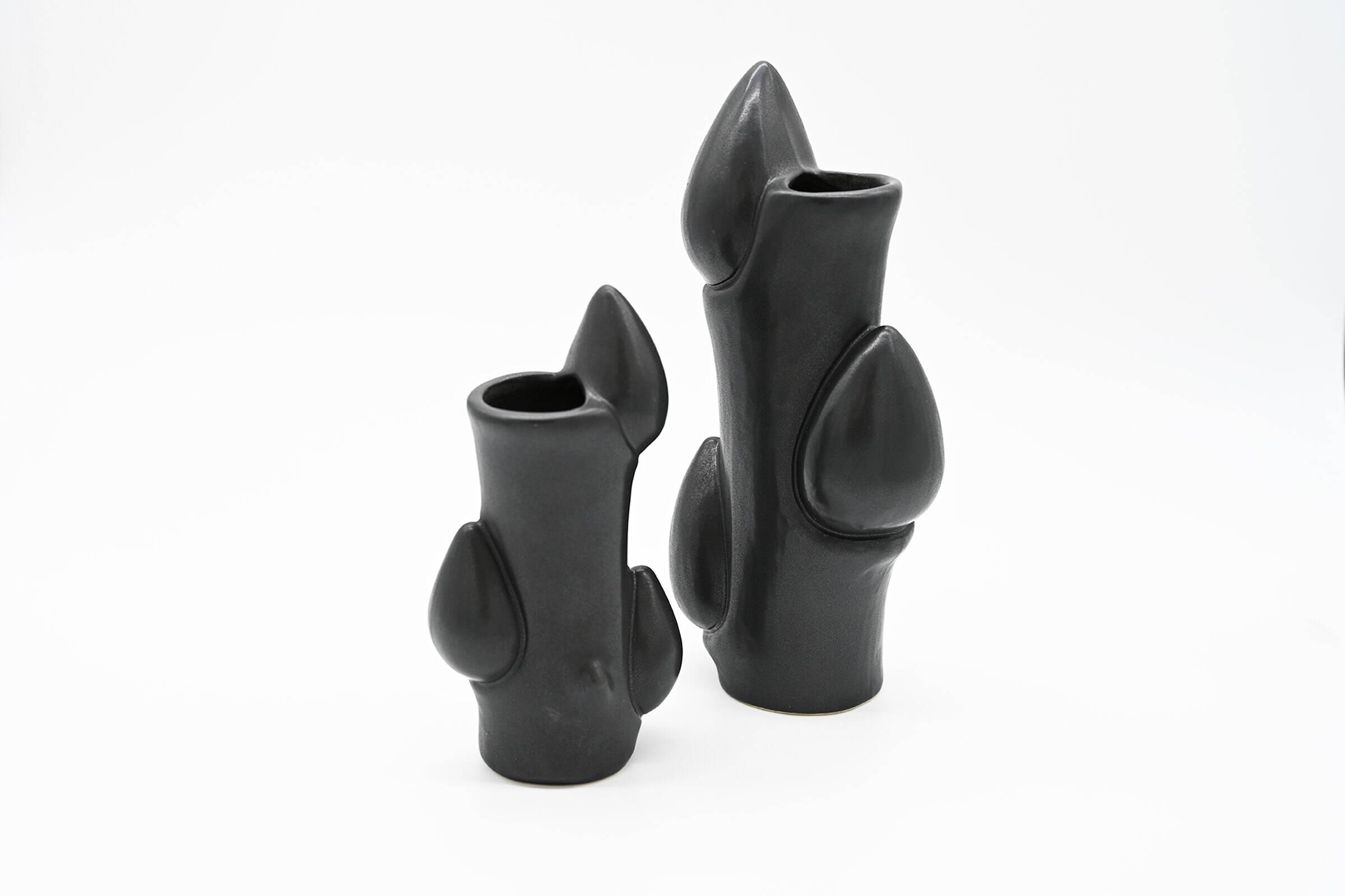 Ceramic vase from the 1970s, by Michael Andersen, designed by Knud Basse.
