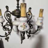 Lustre ancien porcelaine