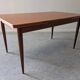 Scandinavian extendable teak dining table from the 50s/60s
