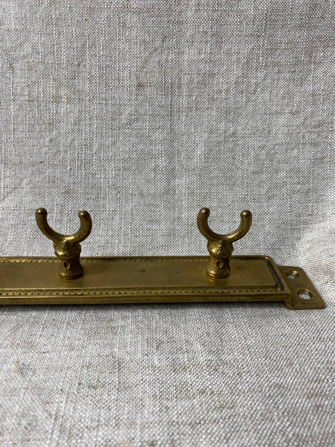 Brass coat hooks with four hooks